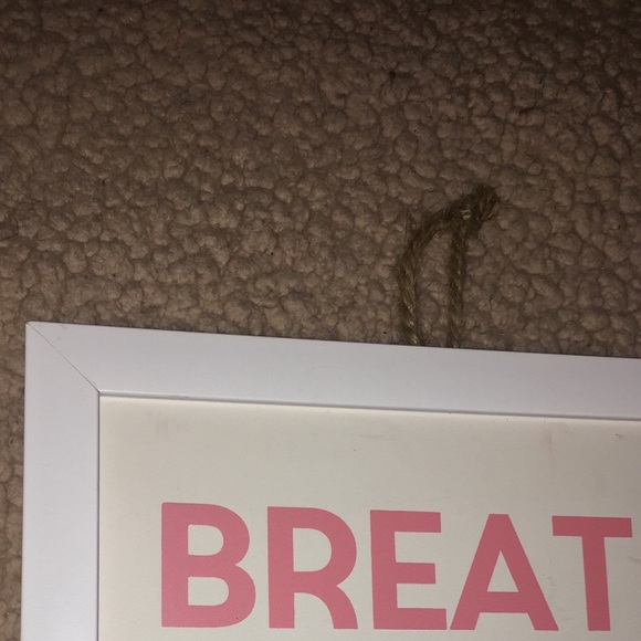 “Breathe deep and enjoy life” inspo- hang up board - Picture 2 of 3